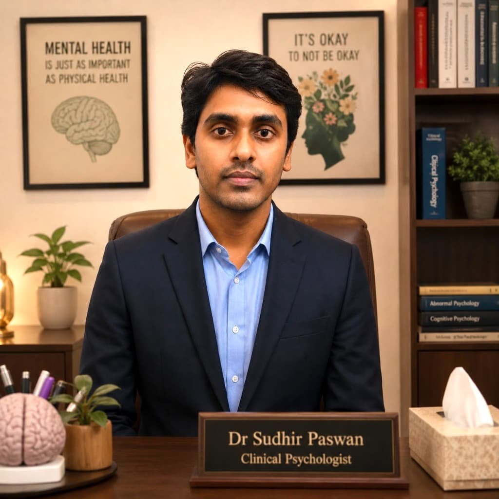 Portrait of Sudhir Paswan, Clinical Psychologist